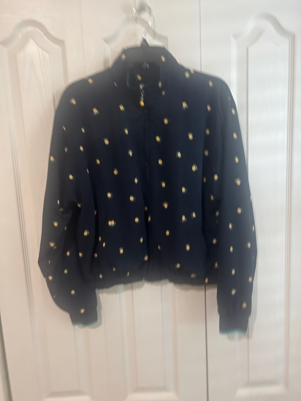 Tail Navy Jacket with Yellow Tennis Ball Motif